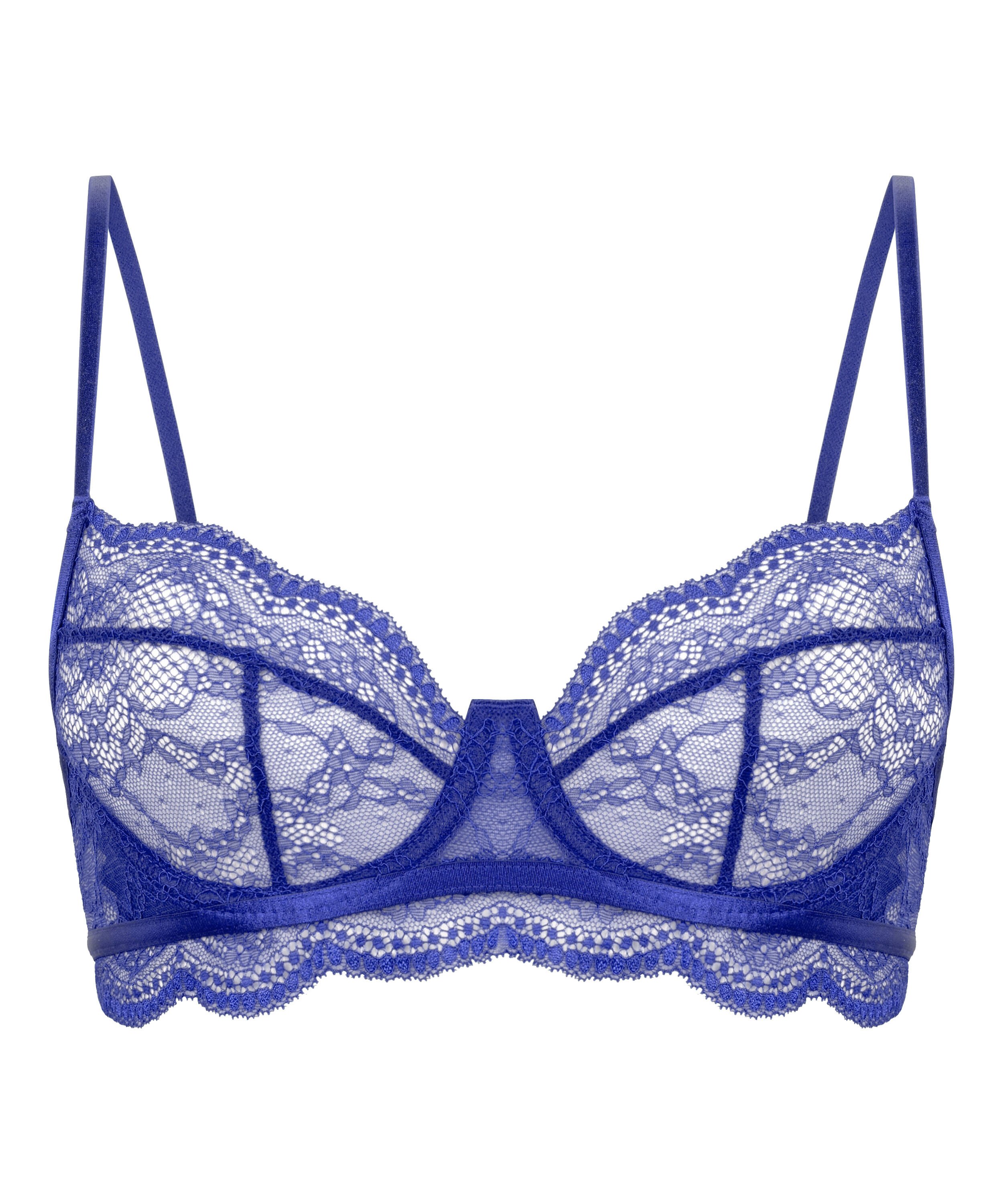 Isabelle Non-Padded Underwired Bra, Blue
