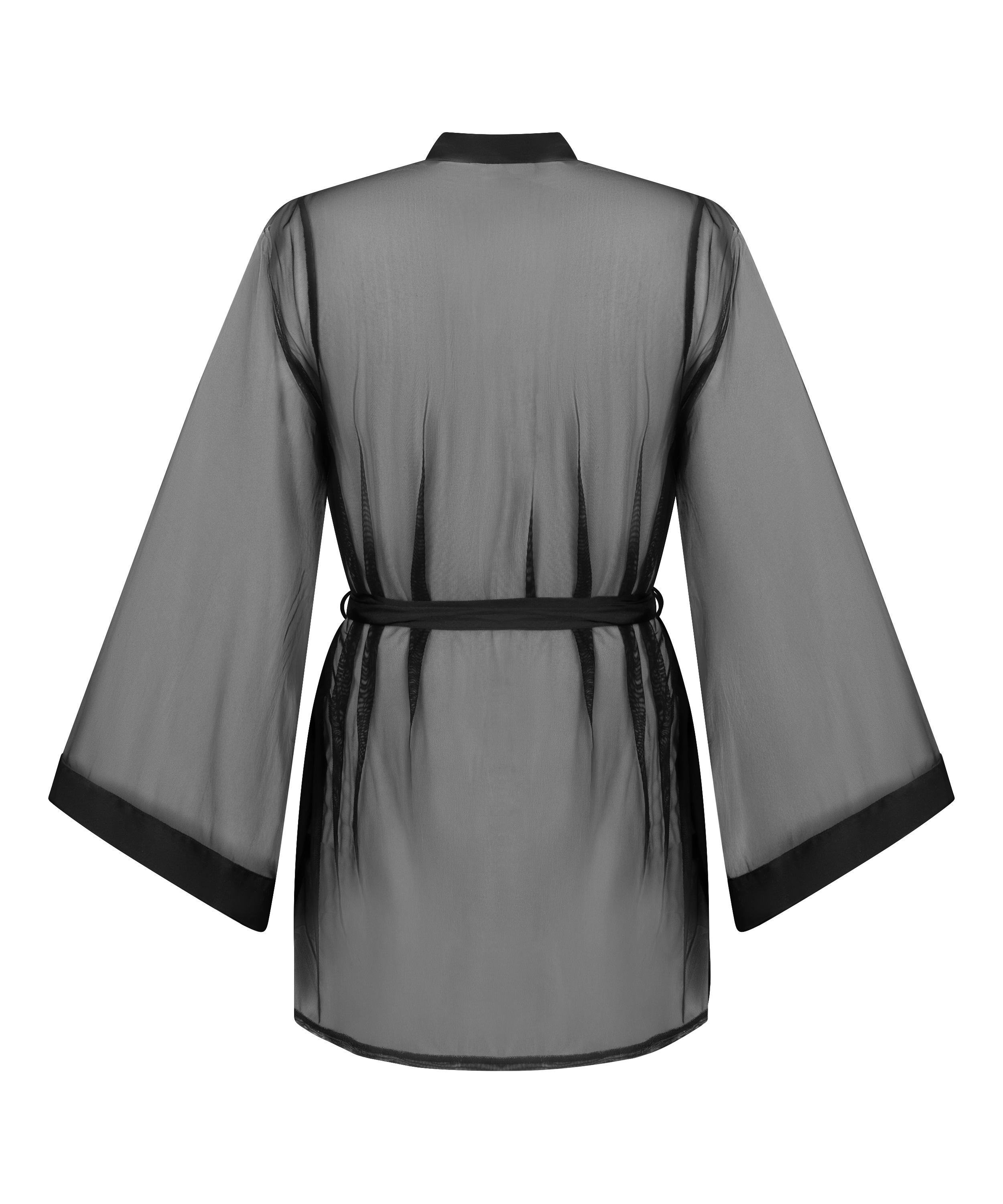 Maxime Tulle Kimono, Black, main
