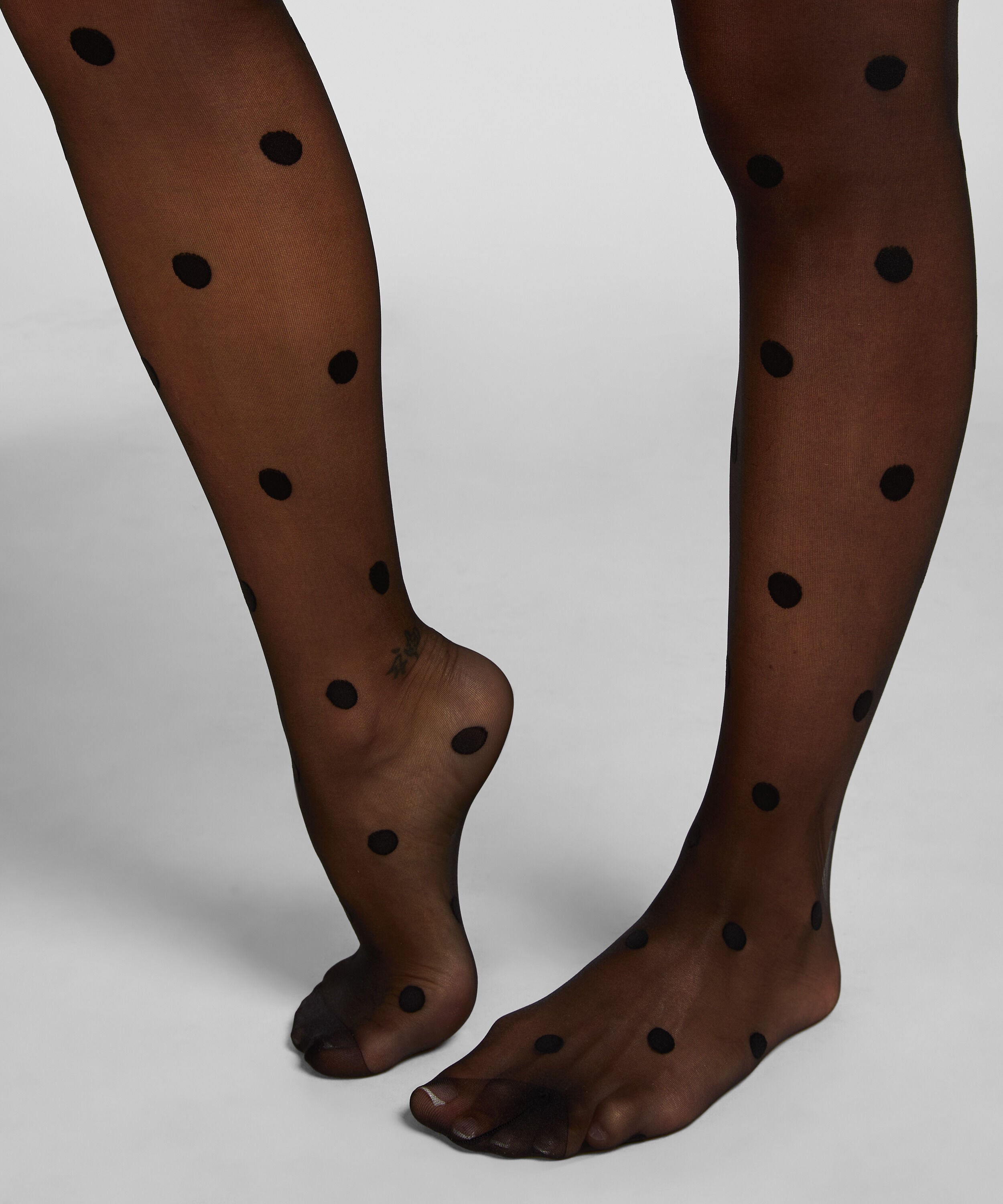 Tights 15 Denier Dots, Black