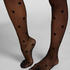 Tights 15 Denier Dots, Black