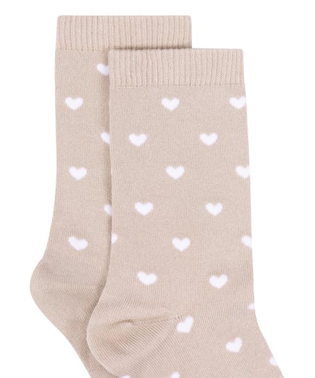 Modal Crew Socks, Beige