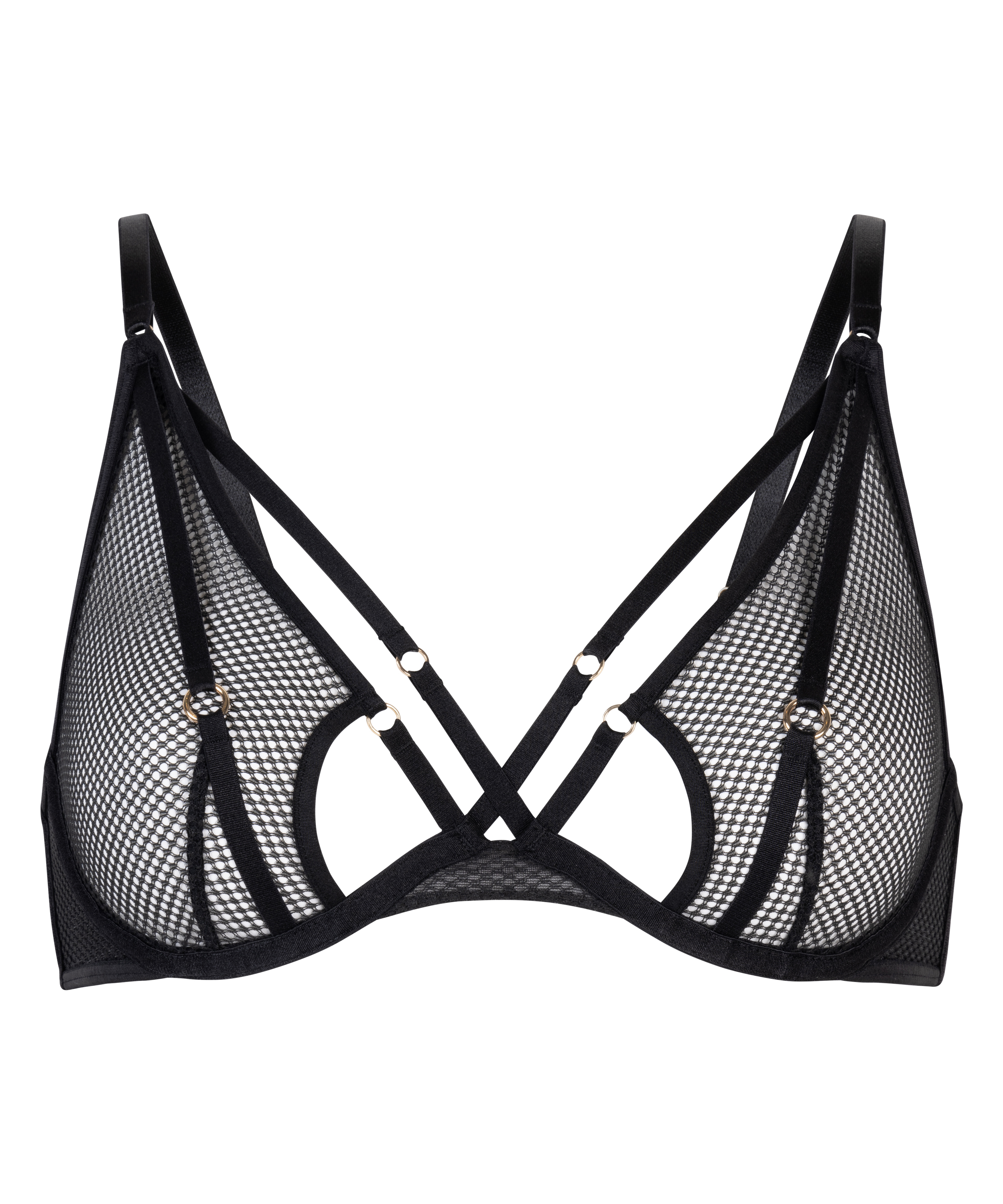 Rhys Non-Padded Underwired Bra, Black, main