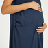 Short-Sleeved Maternity Nightshirt, Blue