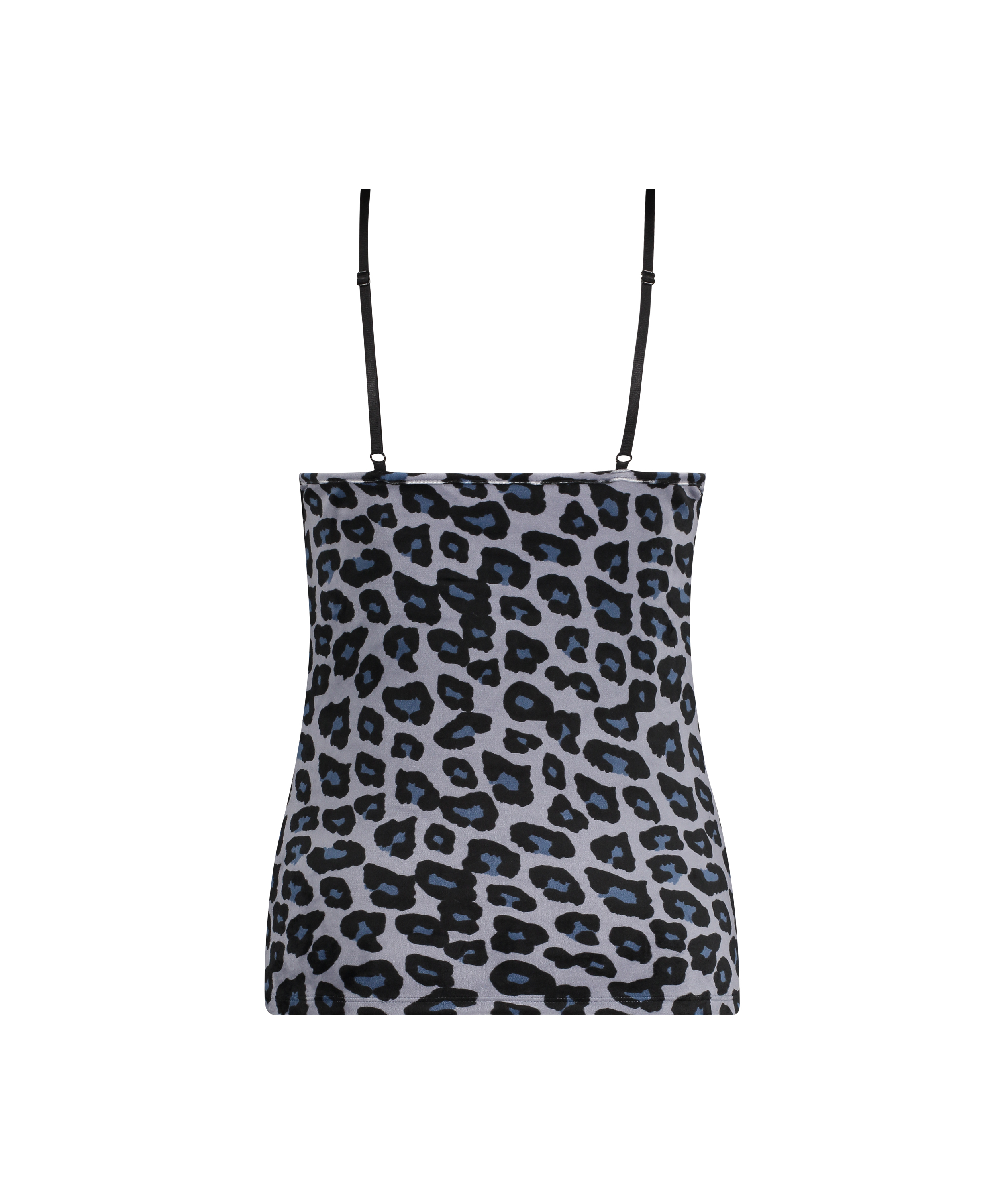 Velours Lace Cami Top, Gray, main