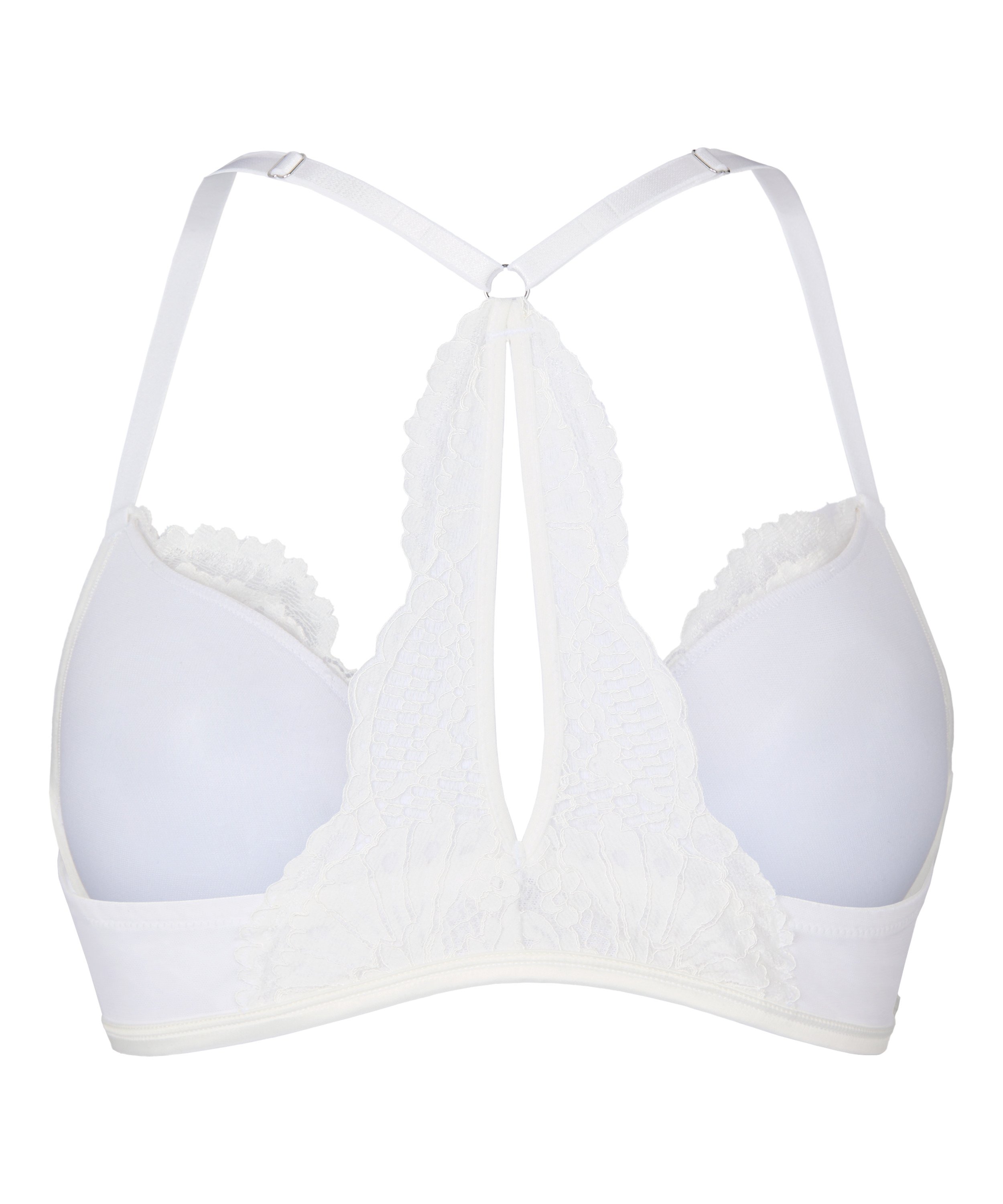 Whitney Padded Underwired Push-Up Bra, White, main
