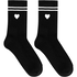 Cotton Crew Socks, Black