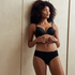 2-pack of Angie Brazilian knickers, Black