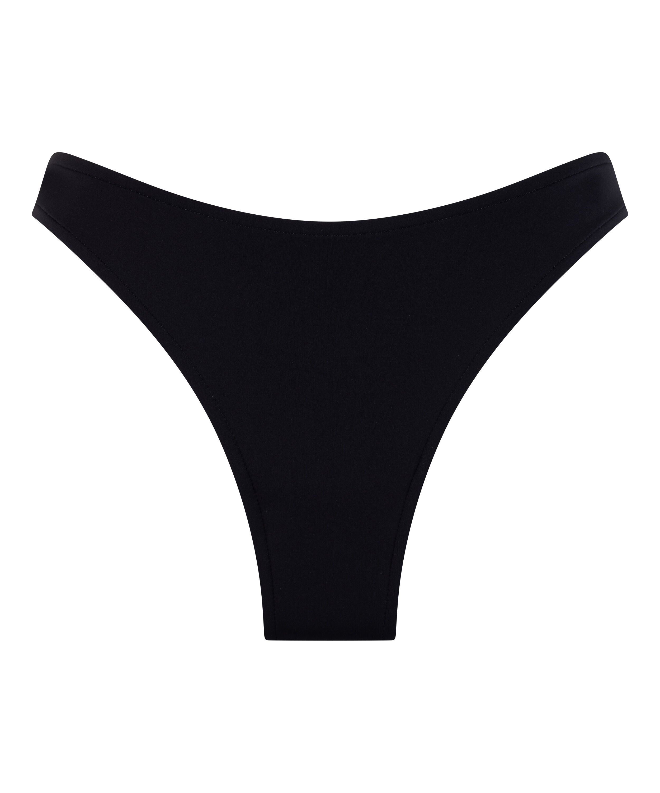 Neoprene Highleg Bikinibottom, Black