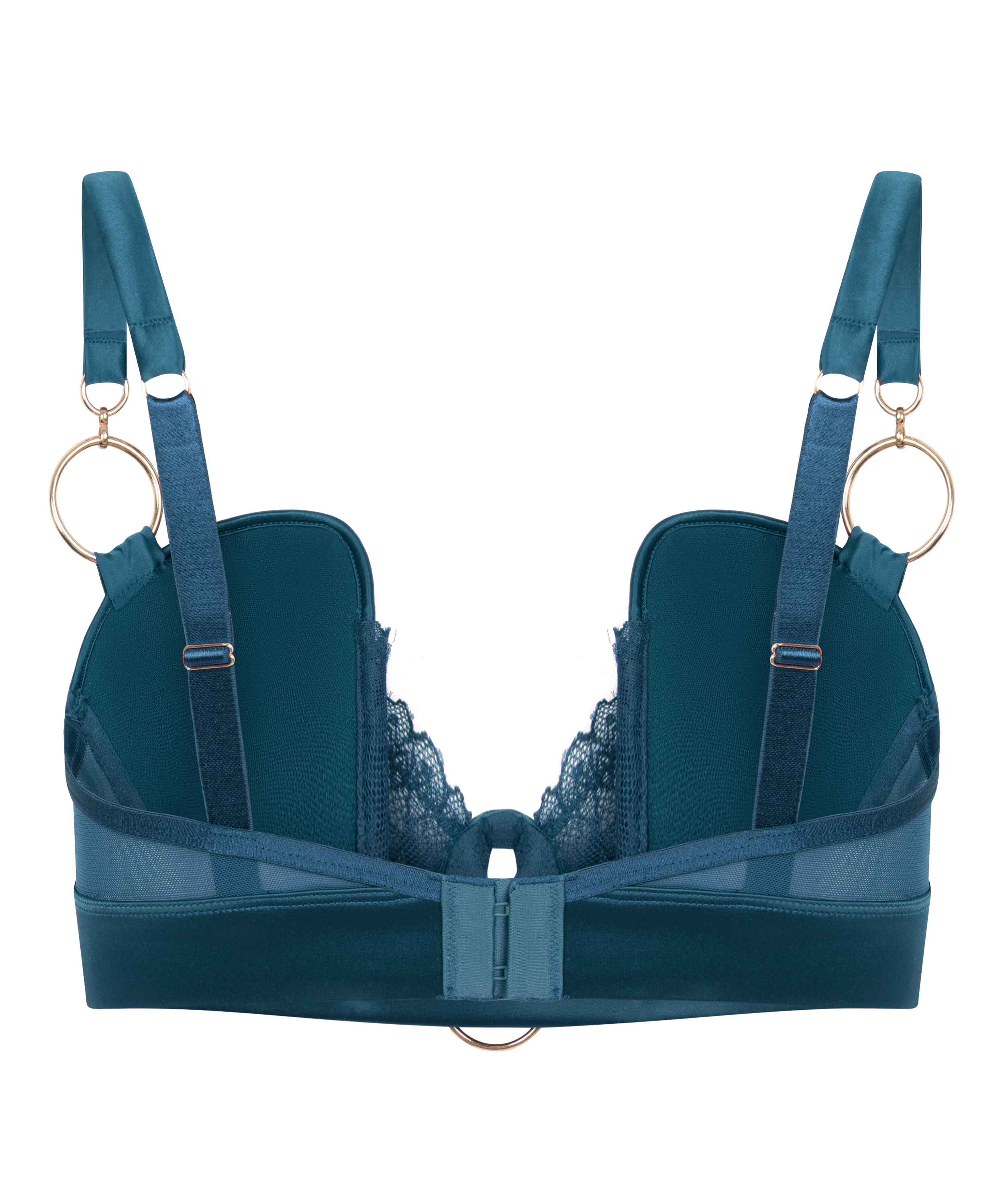 Marjolein Padded Underwired Longline Bra, Blue, main