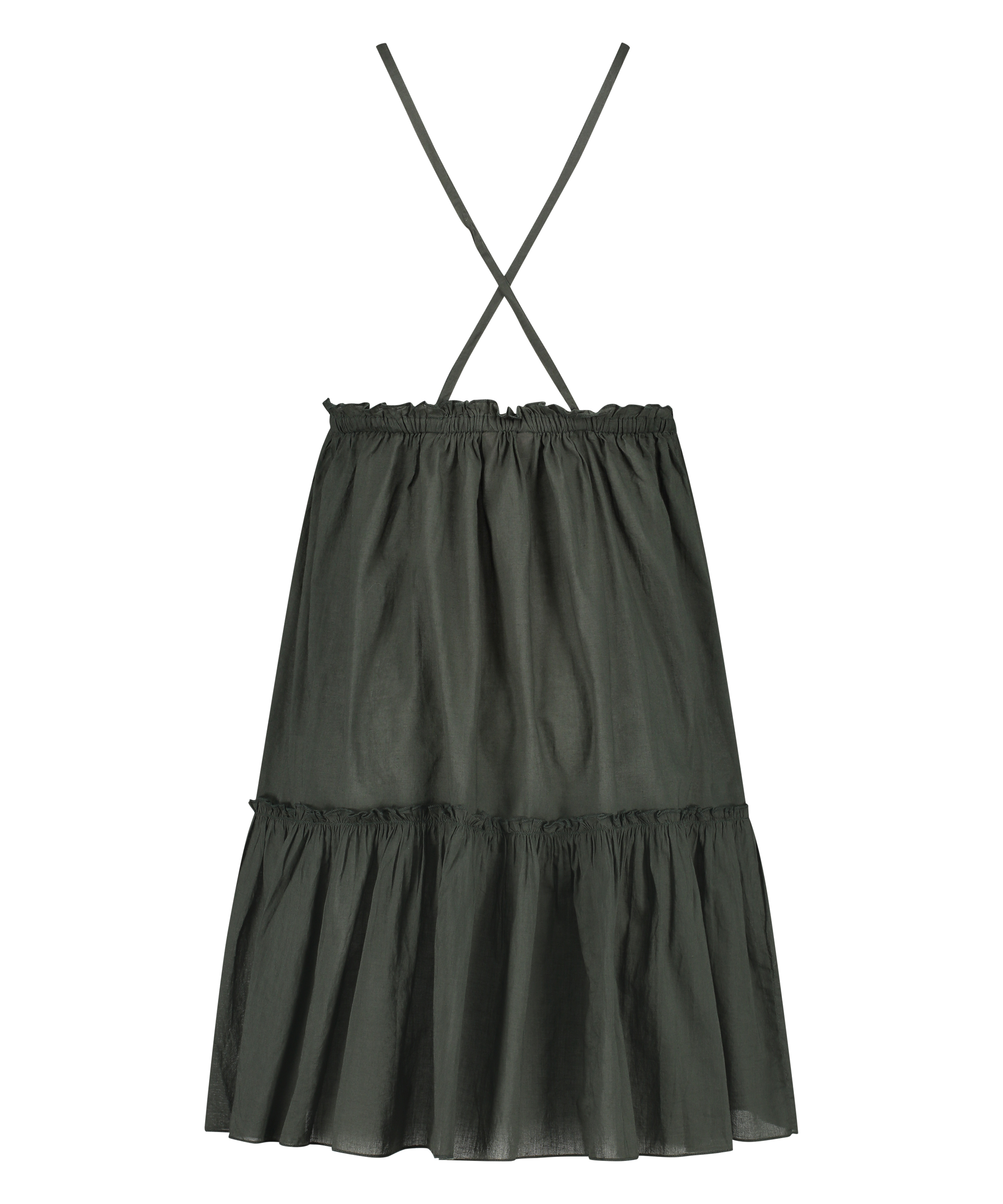 Tiered beach dress, Green, main
