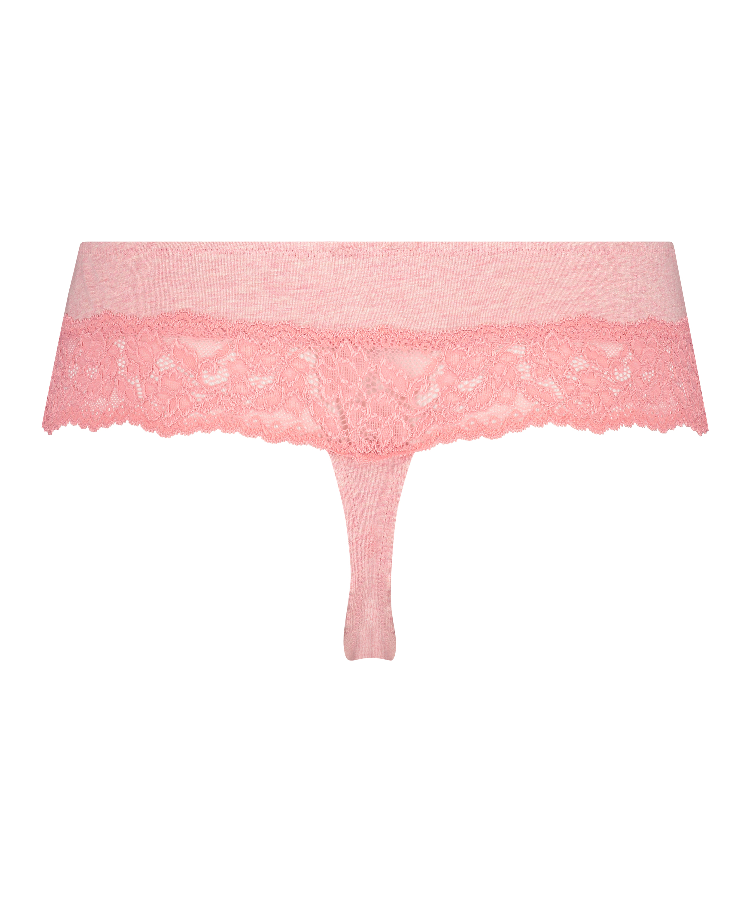 Cotton boxer thong, Pink, main
