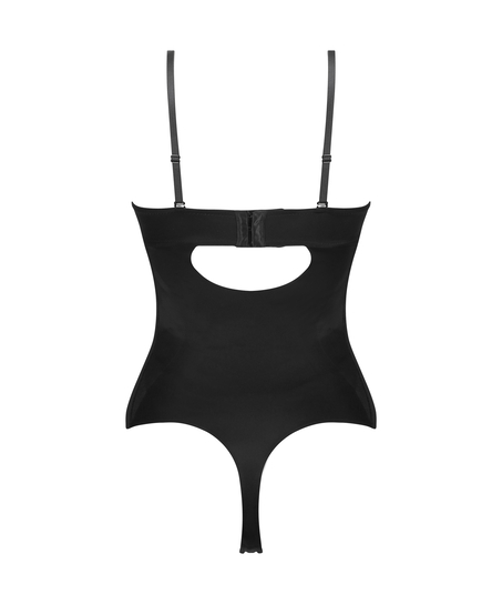 Sculpting body with padded cups, Black