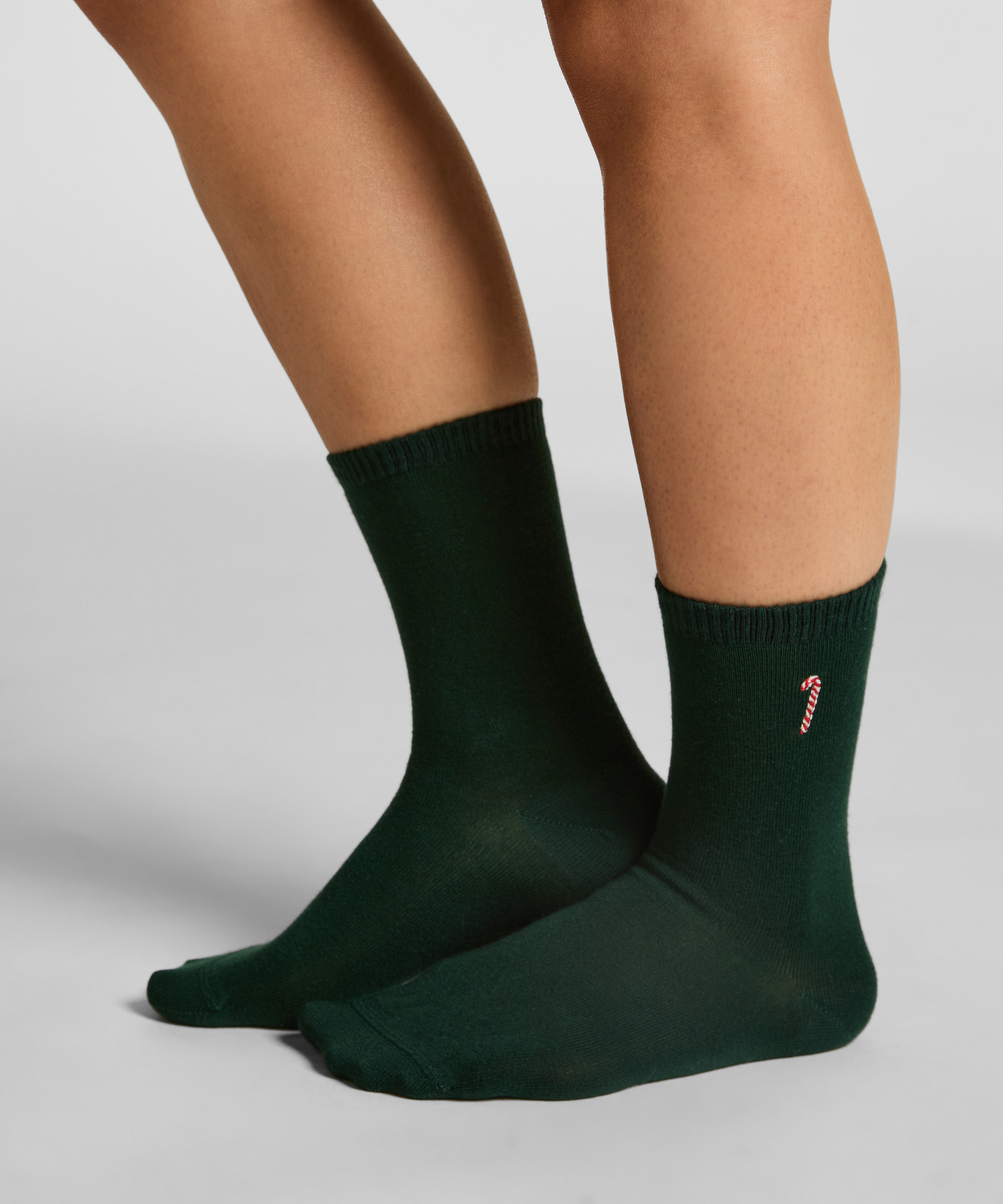 Modal Crew Socks, Green, main