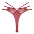 Michayla High Leg Thong, Red