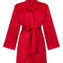 Satin kimono, Red