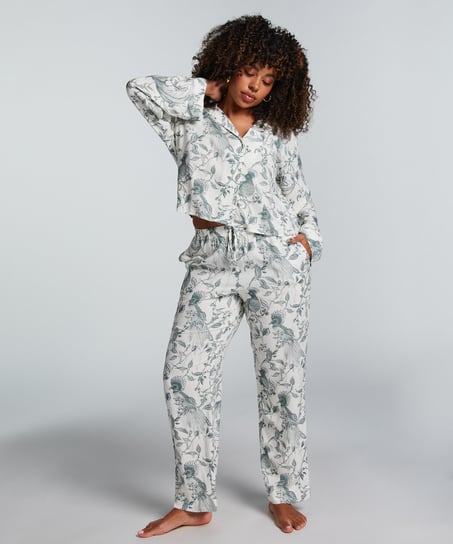 Petite Pyjama Bottoms, White