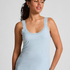 Singlet Rib Jersey Lace, Blue
