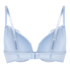 Teddy Padded Push-Up Underwired Bra, Blue