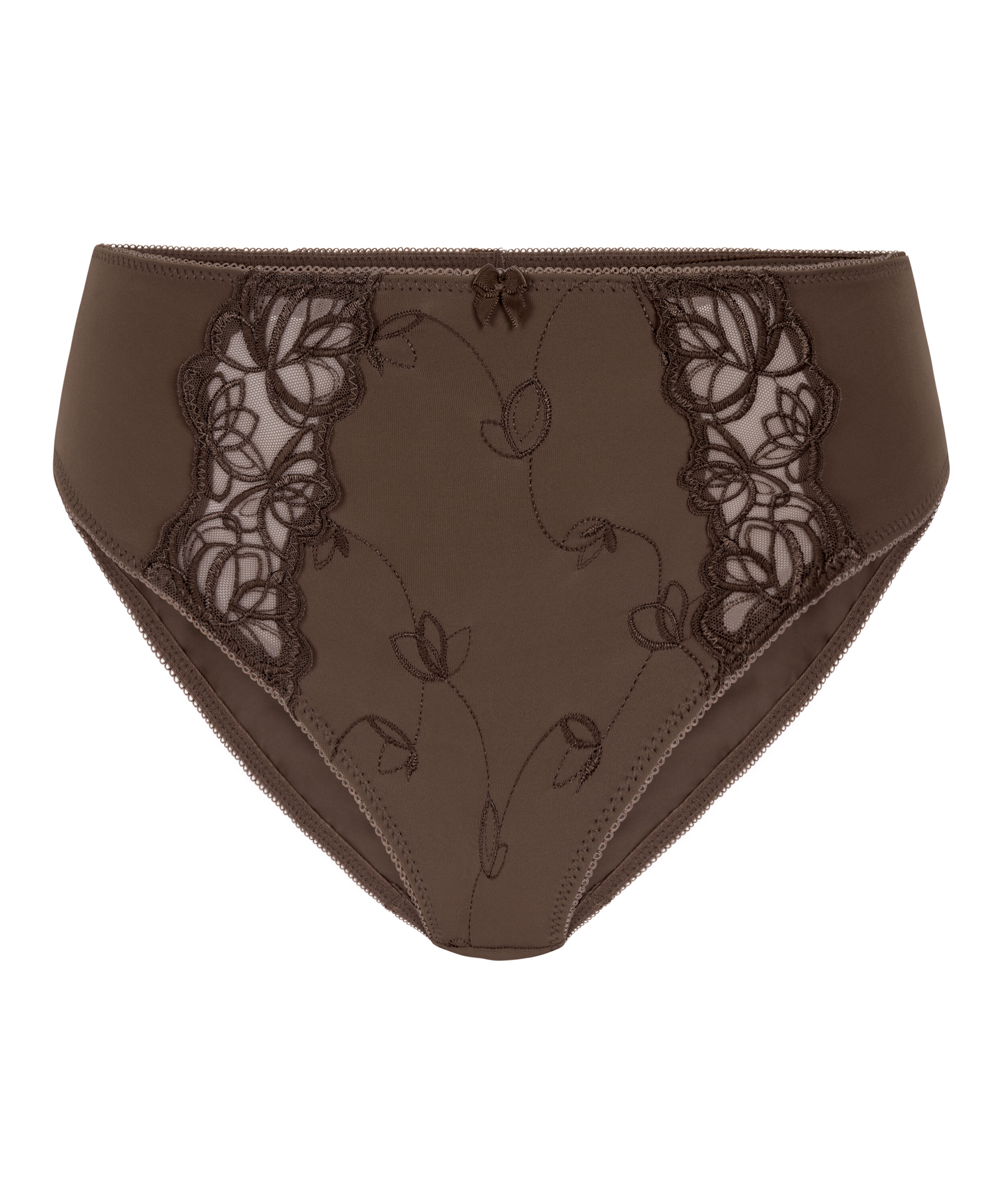 Diva High Knickers, Brown
