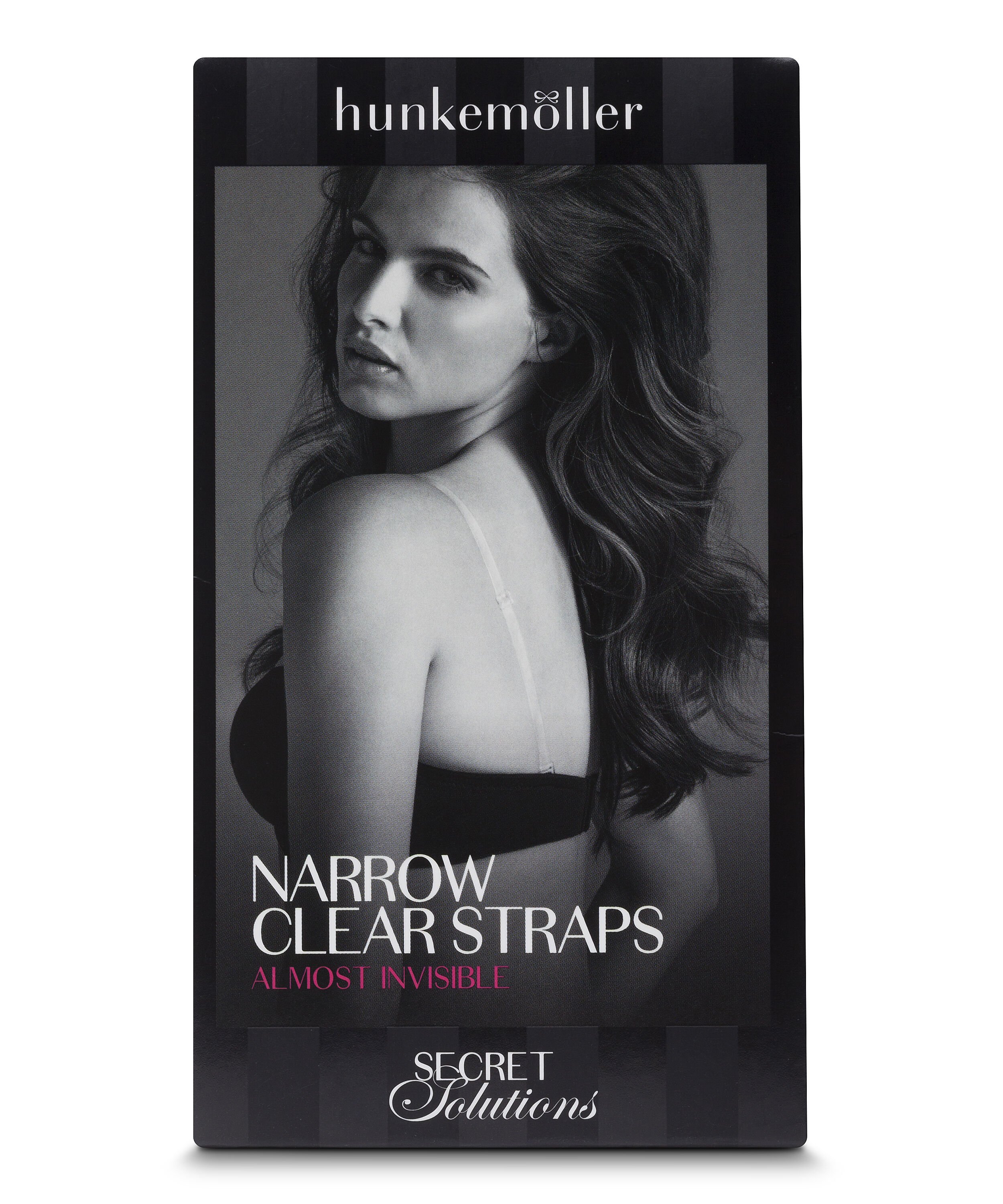 Transparent bra straps, White