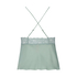 Satin Marcela Cami Top, Green
