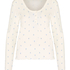Top Pointelle, White