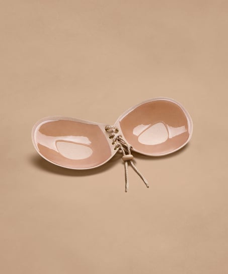 Adhesive Push-Up Bra, Beige