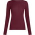 super soft Boatneck Shirt with Cashmere, Purple