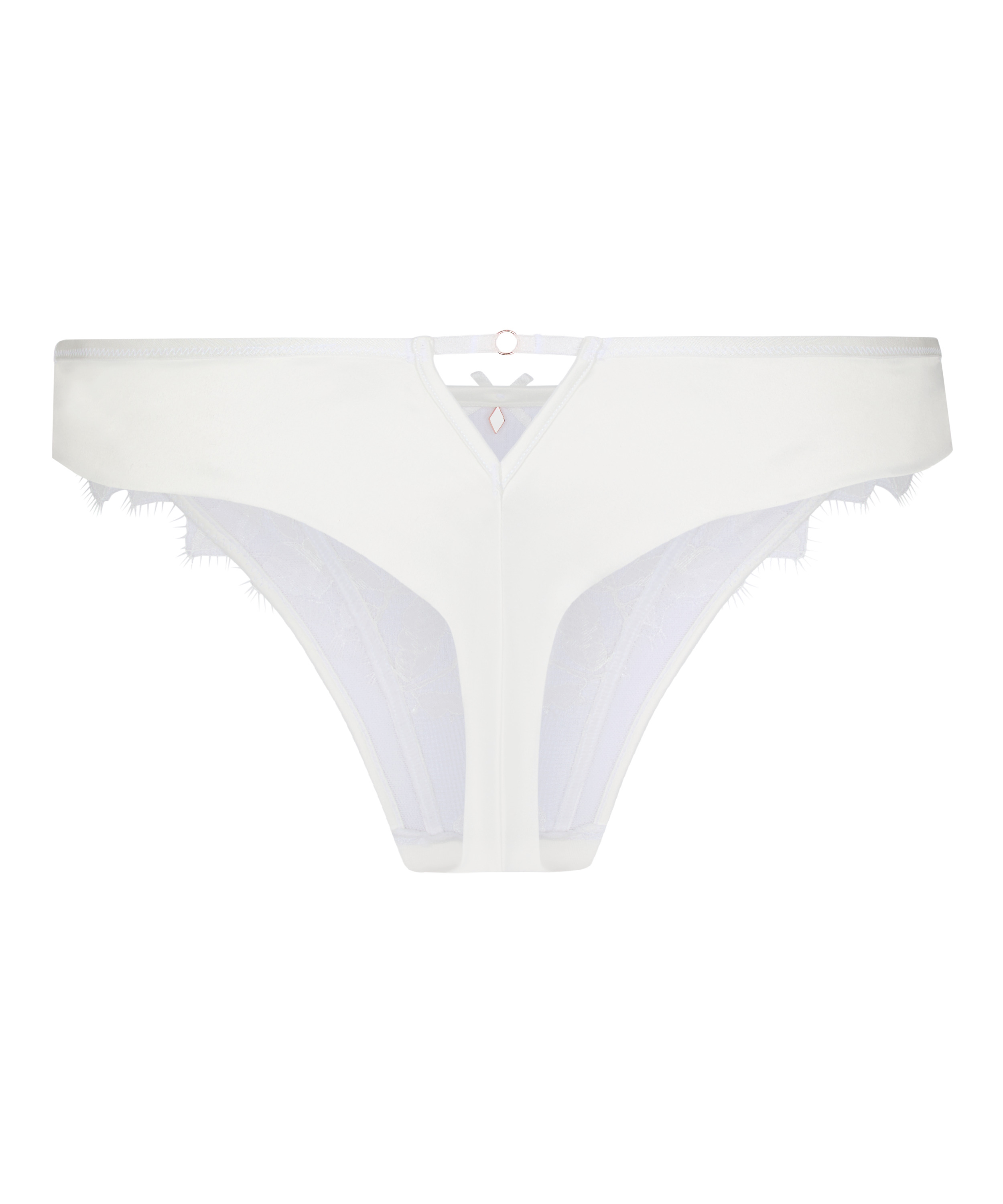Highleg Thong Millie, White, main