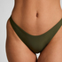 Luna High-Leg Bikini Bottoms, Green