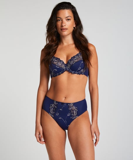 Diva High Knickers, Blue