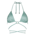 Sydney Triangle Bikini Top, Blue