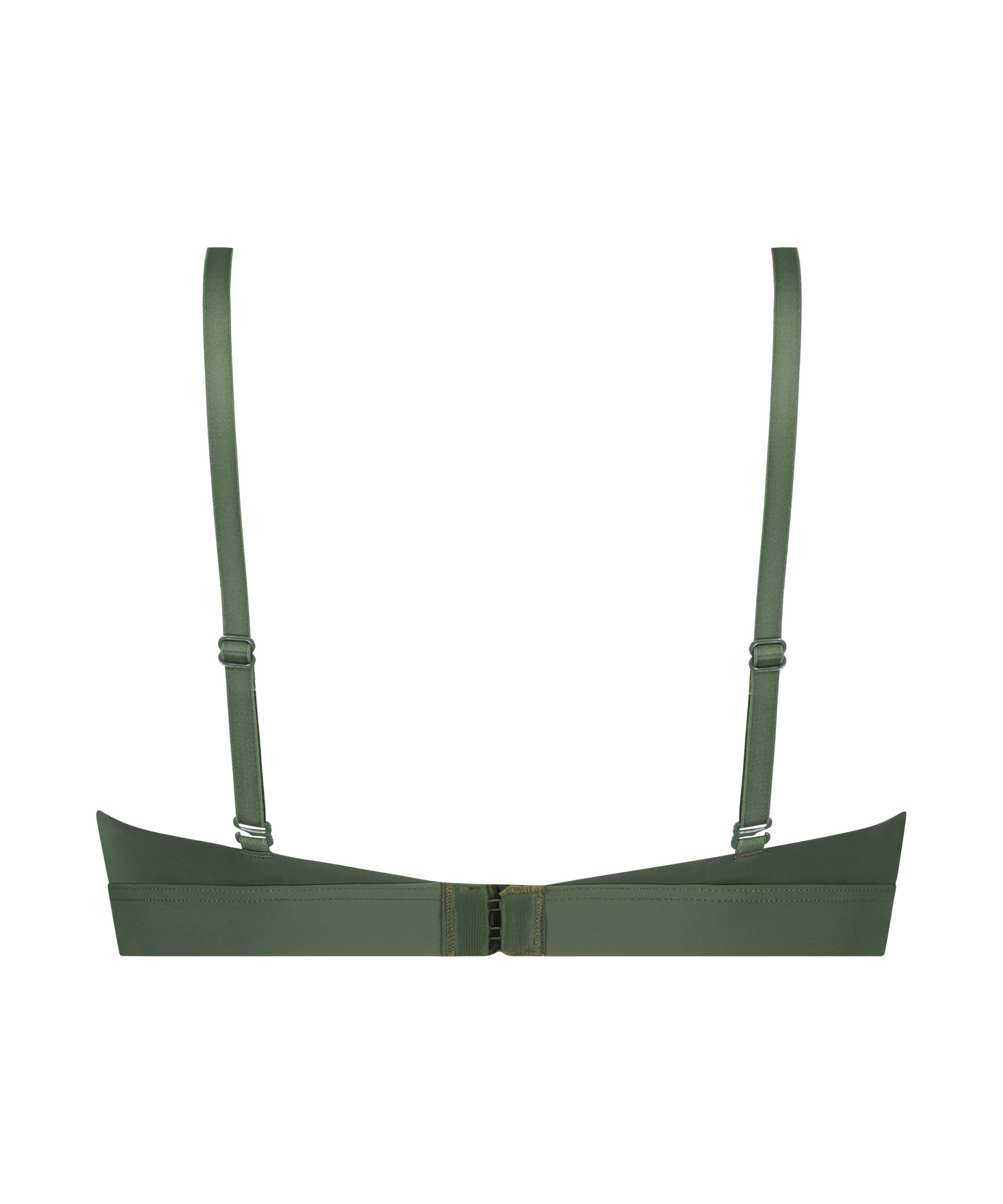 Padded Non-Wired Bra, Green, main