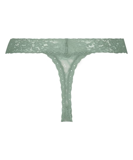 Madison Extra Low Thong, Green