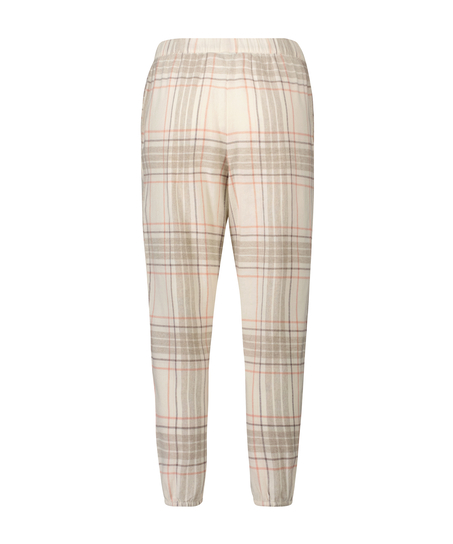 Tall Twill Check pyjama pants, Gray