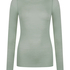 super soft Boatneck shirt with Cashmere, Green