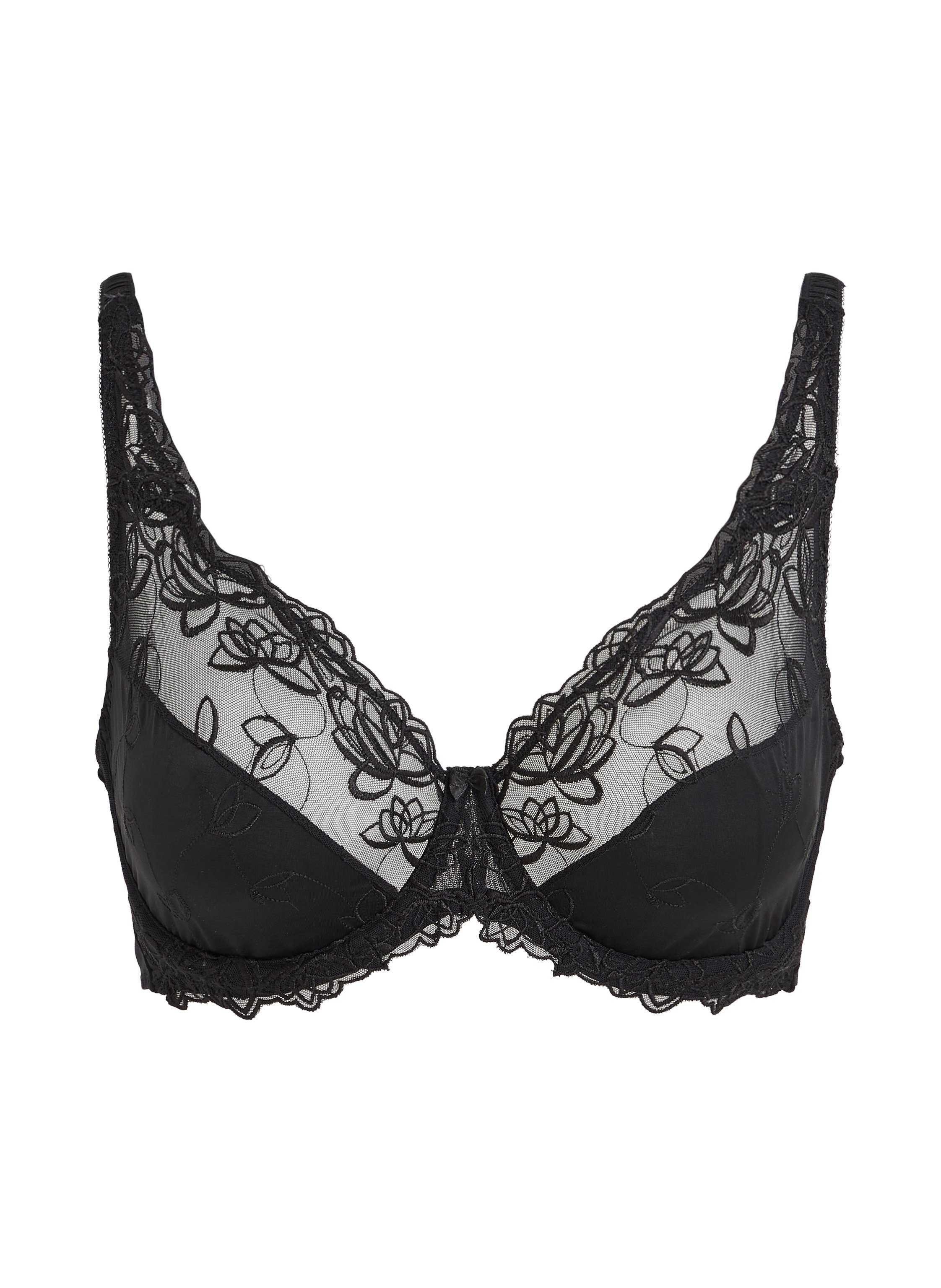 Diva Non-Padded Underwired Bra, Black, main