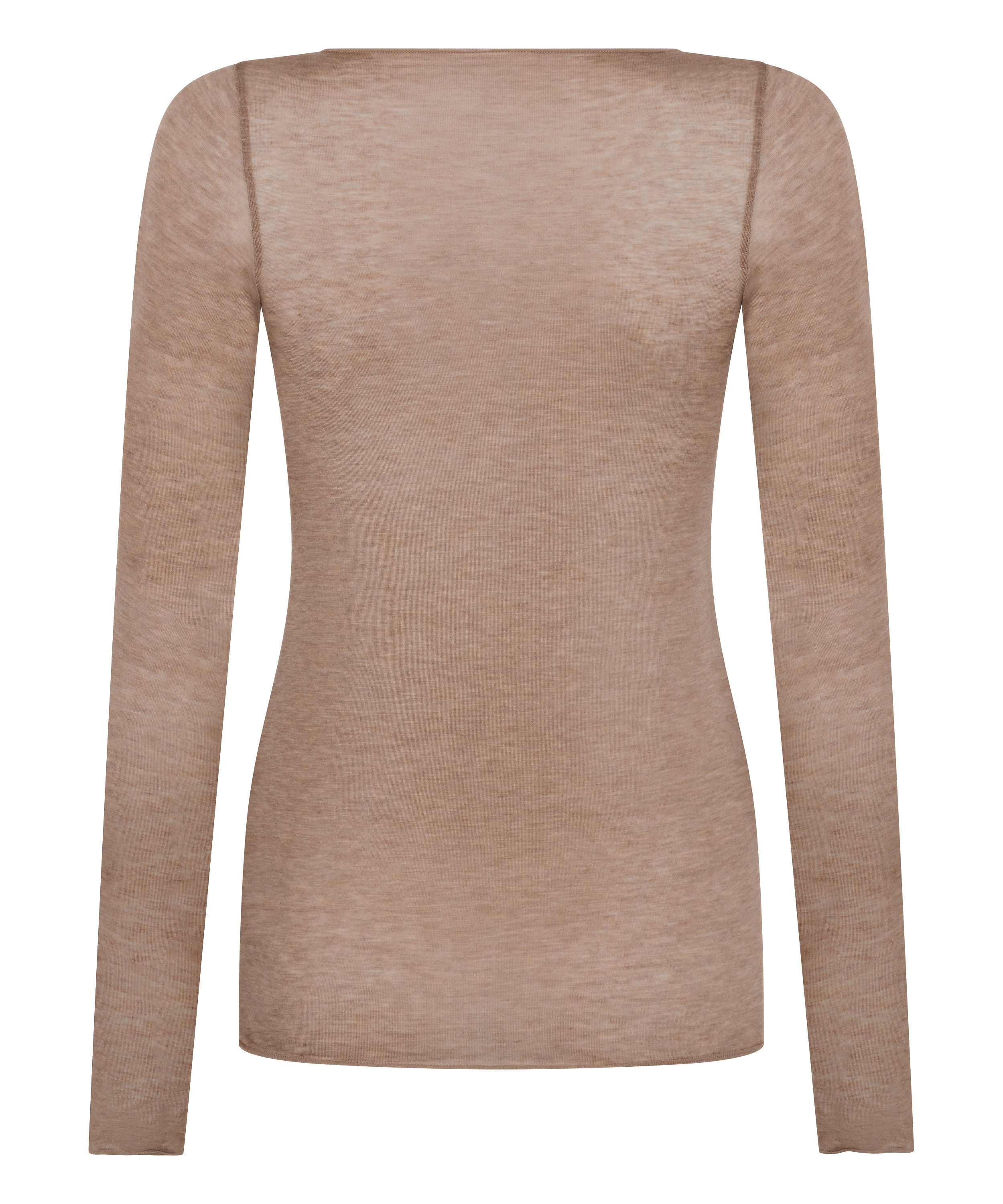 super soft Boatneck shirt with Cashmere, Beige, main