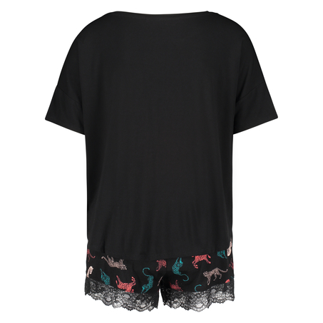 Short pyjama set, Black