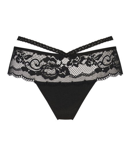 Quinn thong boxers, Black