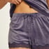 Velvet lace shorts, Purple