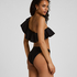 Highleg Bikini Bottom Luxe, Black