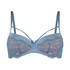 Mavis Padded Underwired Bra, Blue