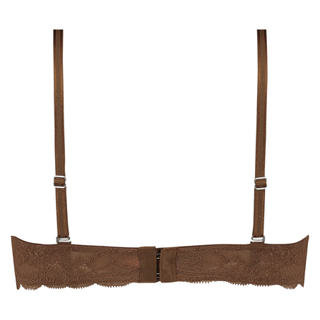 Angie Padded Strapless Underwired Bra, Brown