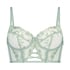 Lillia Non-Padded Underwired Longline Bra, Green