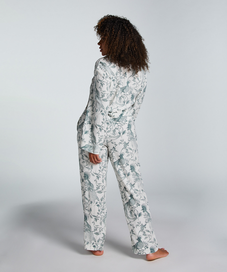 Cotton Pyjama Pants, White