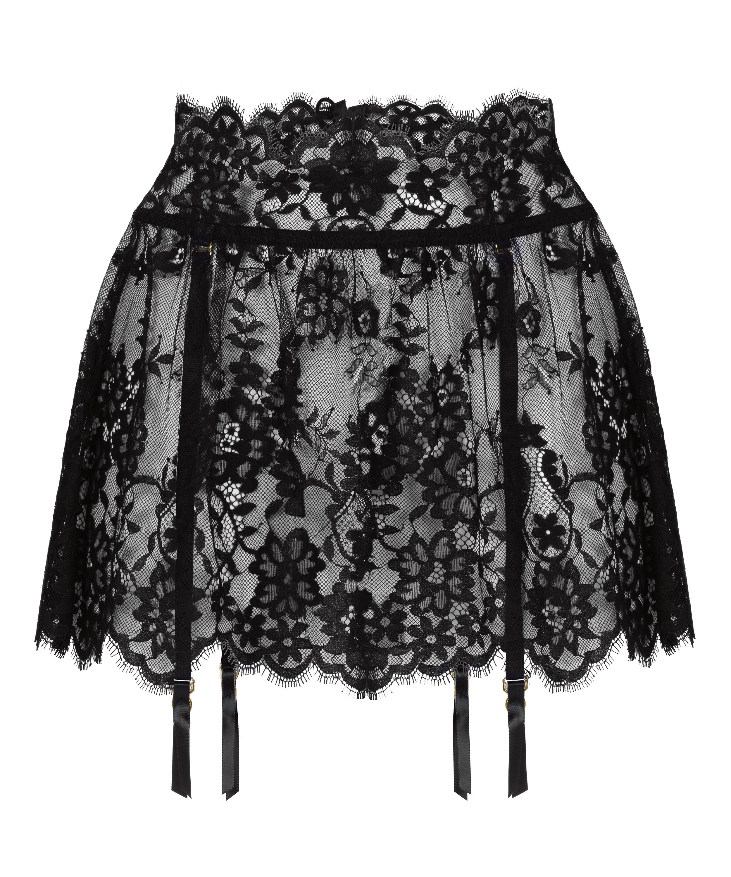 Lace Skirt, Black