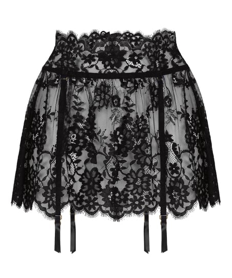 Lace Skirt, Black