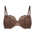 Marine Non-Padded Underwired Bra, Brown