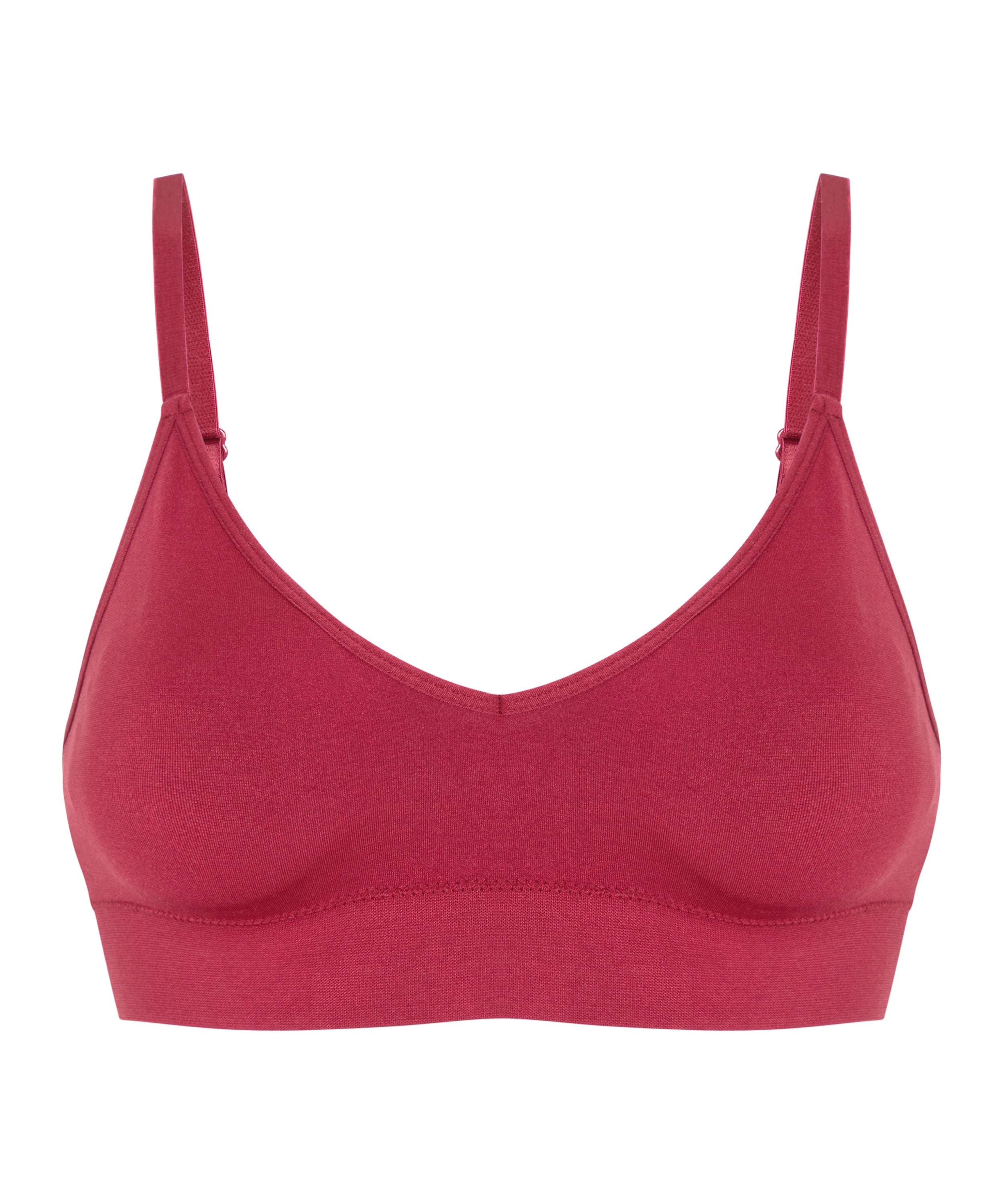 Dide Triangle Bralette, Red, main